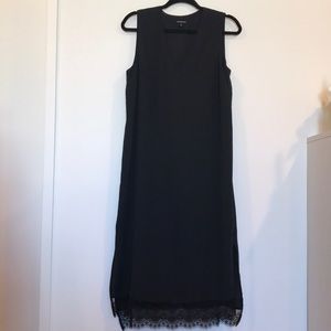 Who What Wear Maxi Dress with Lace Trim